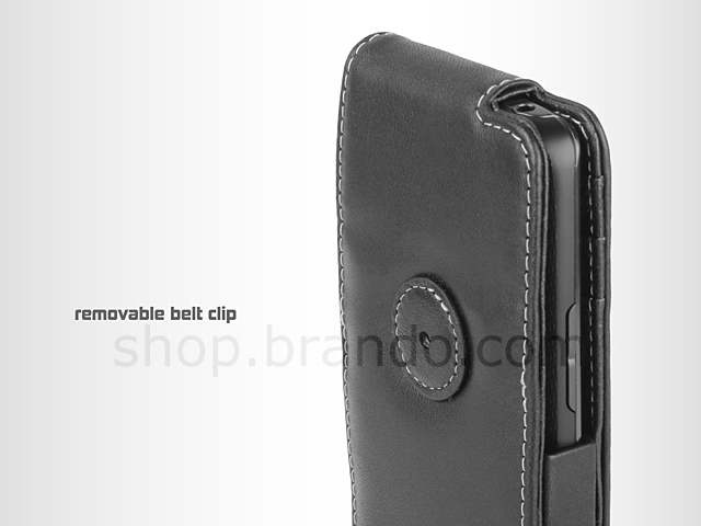 Brando Workshop Leather Case for LG Optimus True HD LTE P936 (Flip Top)