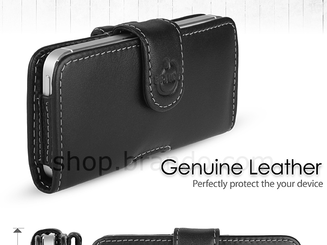 Brando Workshop Leather Case for iPhone 5 / 5s / 5c / SE (Pouch Type)