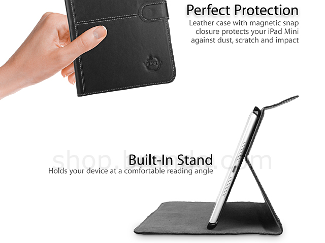 Brando Workshop Leather Case for iPad Mini (Side Open w/ magnet)