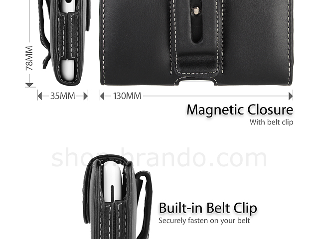 Brando Workshop Leather Case for Nokia Lumia 820 (Pouch Type)