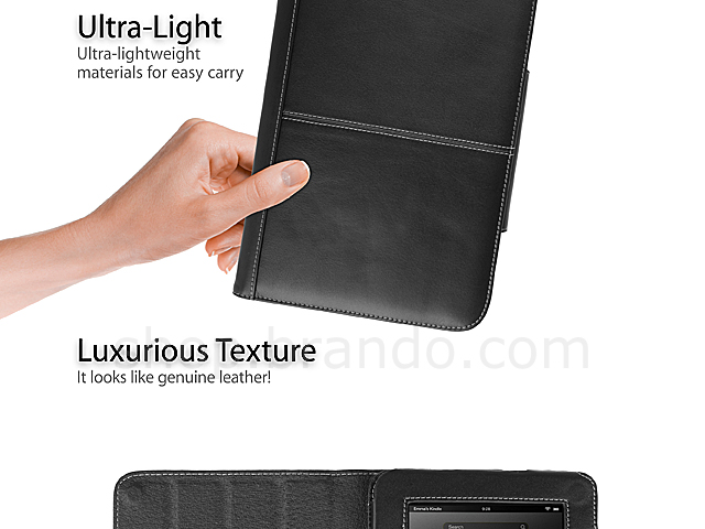 Brando Workshop Leather Case for Amazon Kindle Fire HD 7" (Side Open w/ magnet)