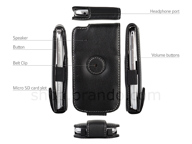 Brando Workshop Leather Case for Samsung Galaxy S Duos S7562 (Flip Top)