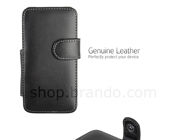 Brando Workshop Leather Case for HTC Butterfly X920d (Side Open)