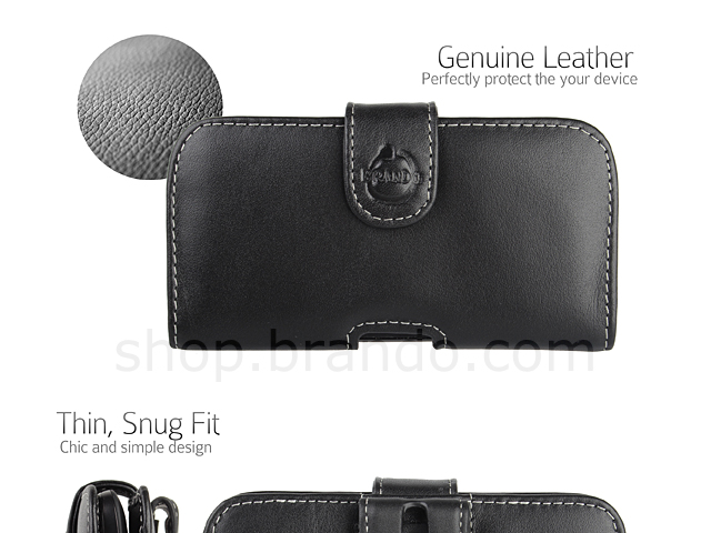 Brando Workshop Leather Case for HTC One SV (Pouch Type)