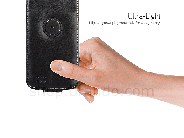 Brando Workshop Leather Case for Samsung ATIV S I8750 (Flip Top)