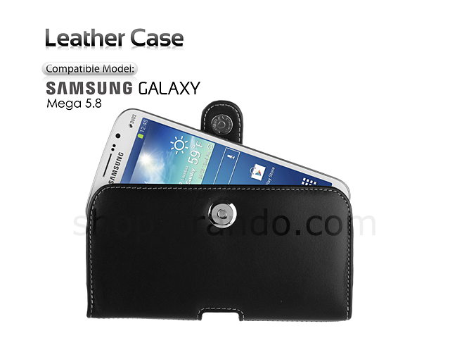 Brando Workshop Leather Case for Samsung GALAXY Mega 5.8 DUOS (Pouch Type)