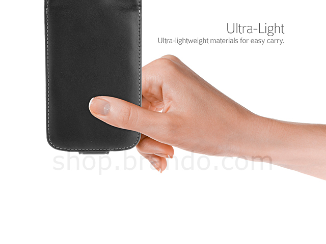Brando Workshop Leather Case for Samsung GALAXY Mega 5.8 DUOS (Flip Top)