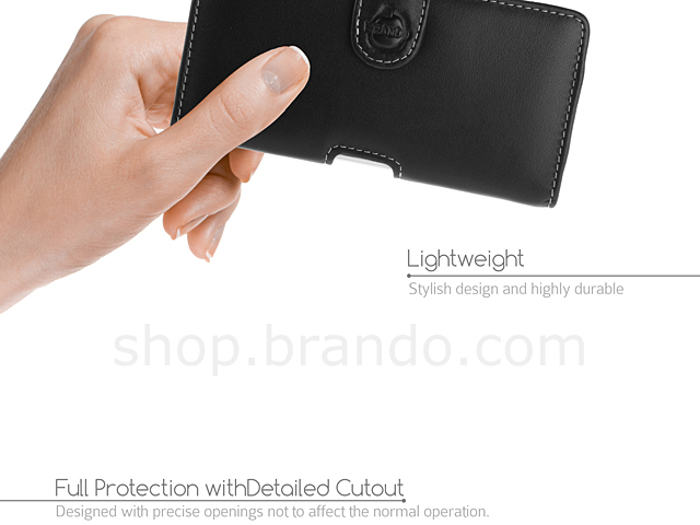 Brando Workshop Leather Case for Sony Xperia Z1 (Pouch Type)