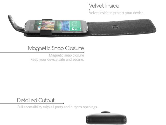 Brando Workshop Leather Case for HTC One M8 (Flip Top)