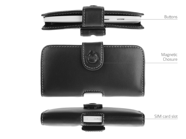 Brando Workshop Leather Case for Motorola Moto X (Pouch Type)