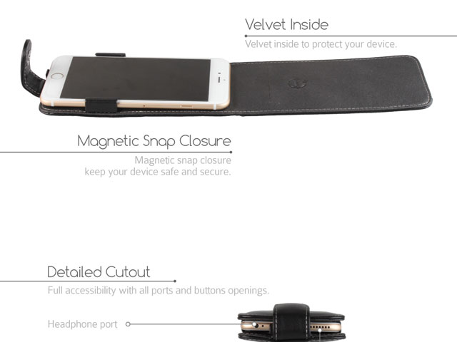 Brando Workshop Leather Case for iPhone 6 Plus / 6s Plus (Flip Top)