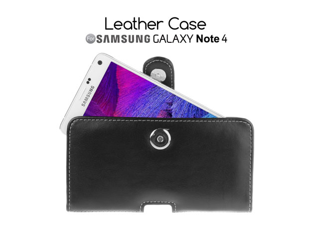 Brando Workshop Leather Case for Samsung Galaxy Note 4 (Pouch Type)
