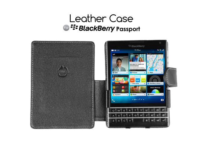 Brando Workshop Leather Case for BlackBerry Passport (Side Open)