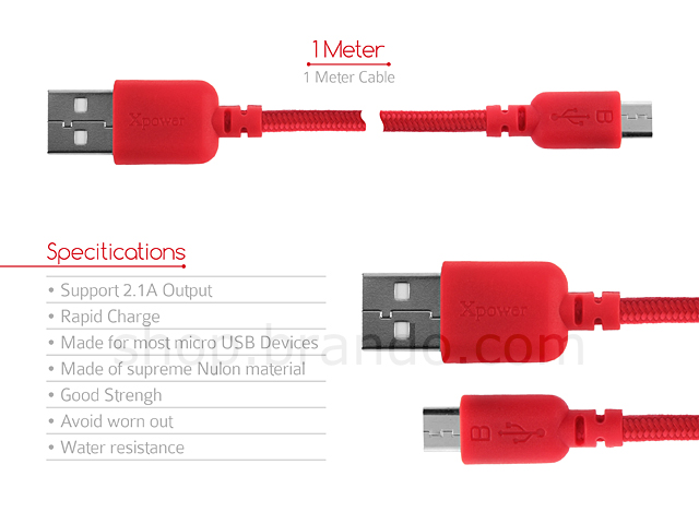 Xpower Ultra High-Speed Micro USB Cable