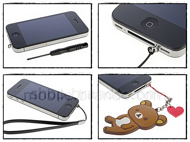 Handy Strap Ring Holder Set for iPhone 4