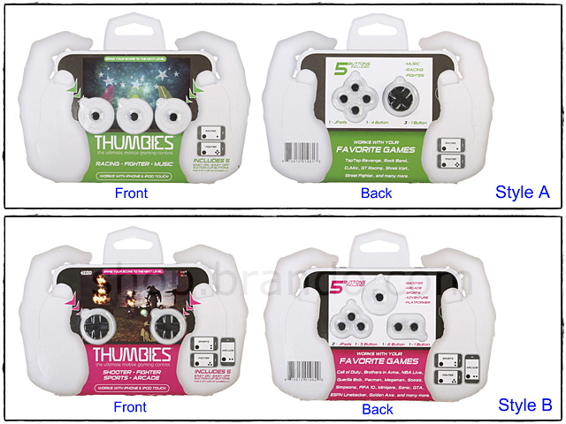 Thumbies Button Gaming Controls For iPhone iPod Touch