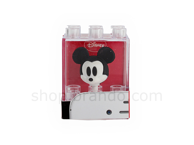 Plug-in 3.5mm Earphone Jack Accessory - Mickey and Pooh