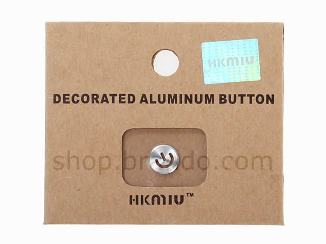 Shiny Metallic Button Sticker for IPhone / IPad / IPod