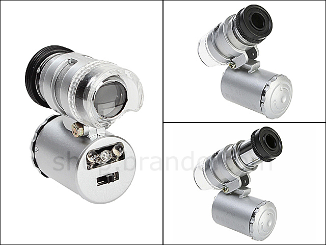 iPhone 5 / 5s Microscope with White 2-LED and Note Detector LED
