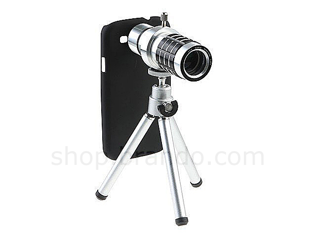 Professional Samsung Galaxy S III I9300 12x Zoom Telescope Camera Lens Kit with Tripod Stand