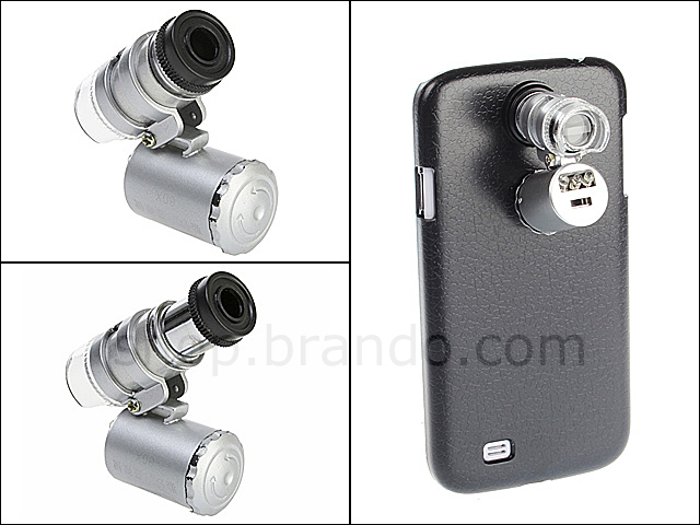 Samsung Galaxy S4 Microscope with White 2-LED and Note Detector LED