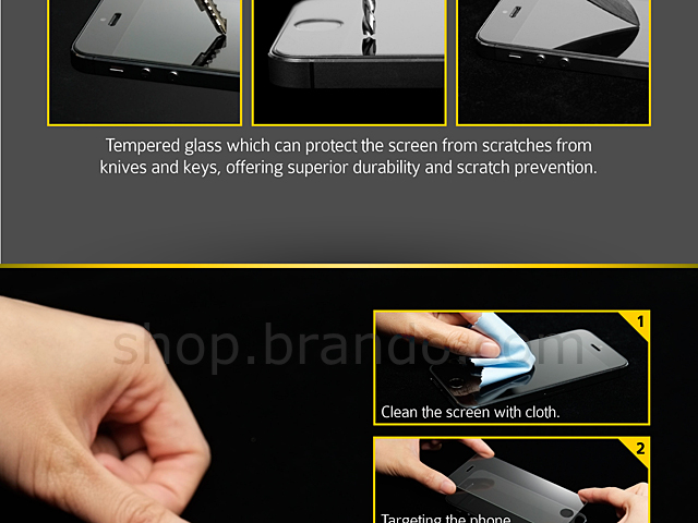 Brando Workshop 0.2mm Premium Tempered Glass Protector (iPhone 5s)