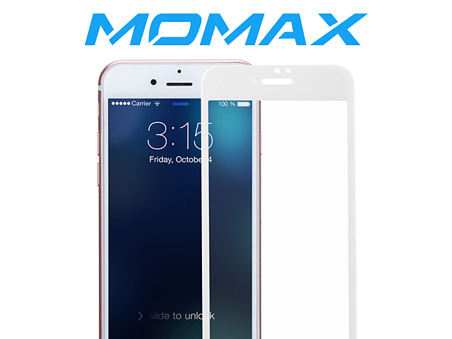 MOMAX 2-in-1 0.2mm Full Screen Glass Protector (iPhone 7 Plus)