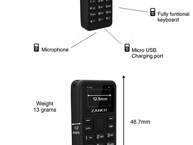 Zanco Tiny T1 Mini Mobile
