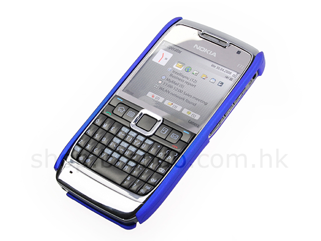 Nokia E71 Rubberized Back Hard Case