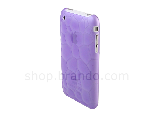 HoneyComb Matte Plastic Back Case for iPhone 3G / S