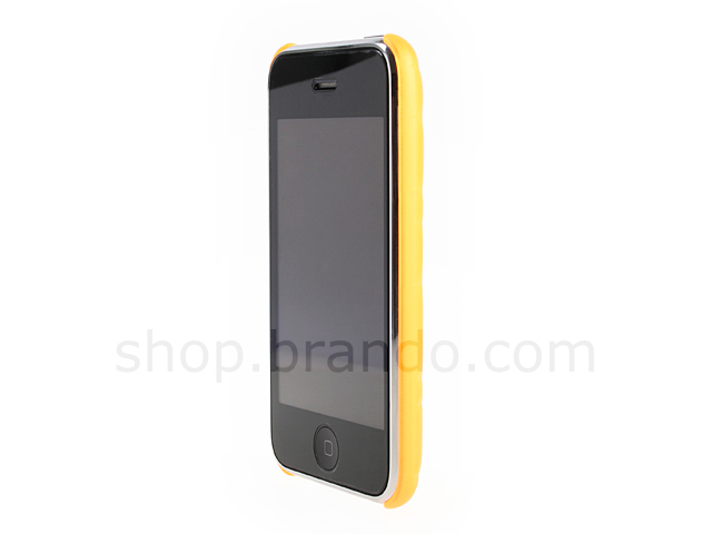 Luminous HoneyComb Matte Plastic Back Case for iPhone 3G / 3G S