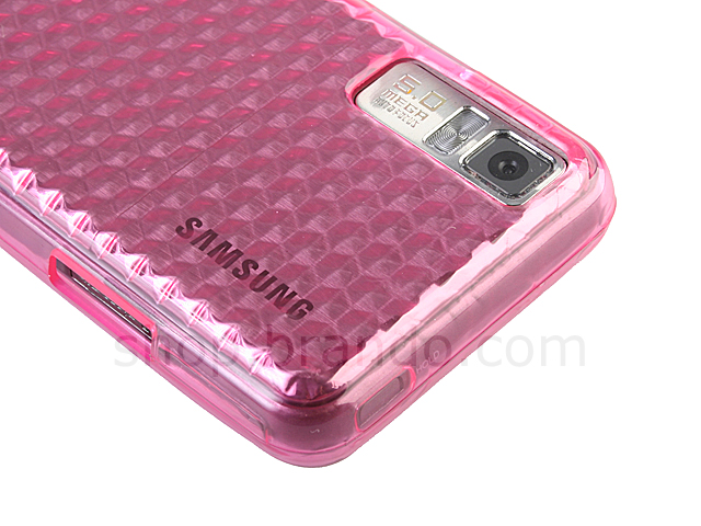 Samsung TOUCHWiZ F488 Diamond Rugged Hard Plastic Case