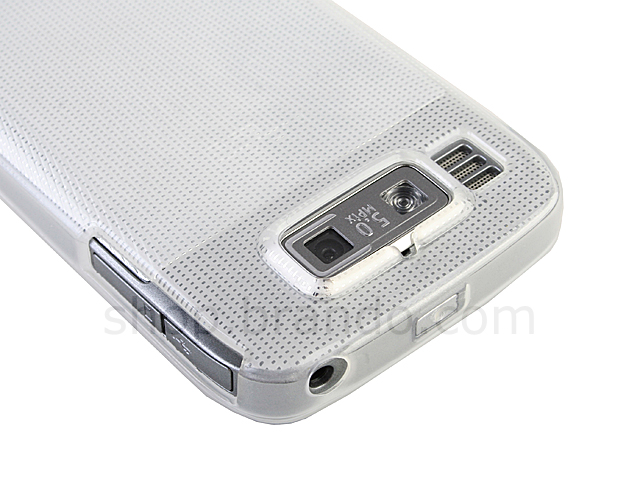 Nokia E72 Dots-Pattern Soft Plastic Case