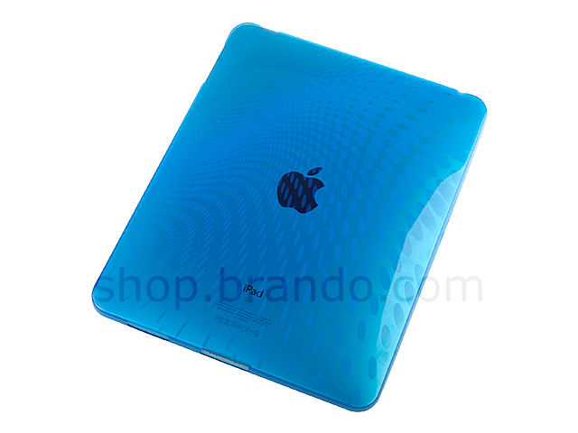 iPad Circles Waves Soft Plastic Case