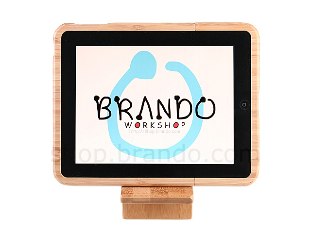 iPad Bamboo Back Case w/ Stand