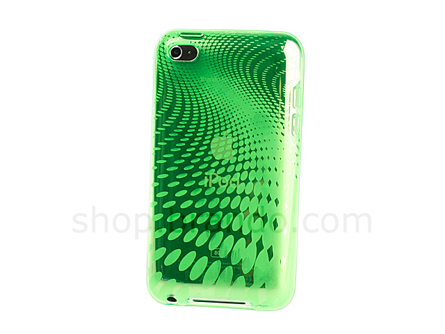 iPod Touch 4G Circles Waves Soft Plastic Case