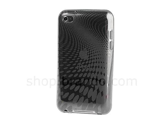 iPod Touch 4G Circles Waves Soft Plastic Case
