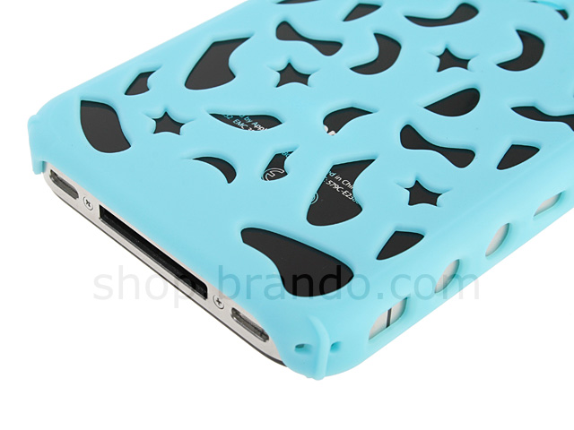 iPhone 4 Perforated Seashells Back Case