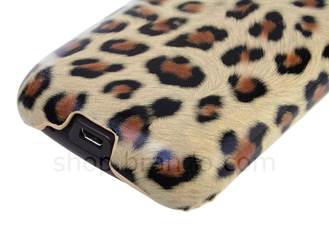 HTC Desire Leopard Skin Back Case