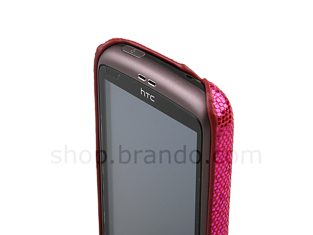 HTC Desire Glitter Plactic Hard Case