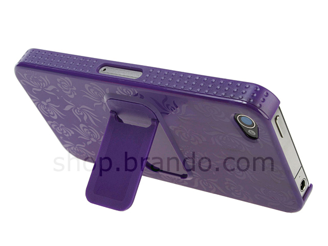 iPhone 4 Lotus Back Case with Stand
