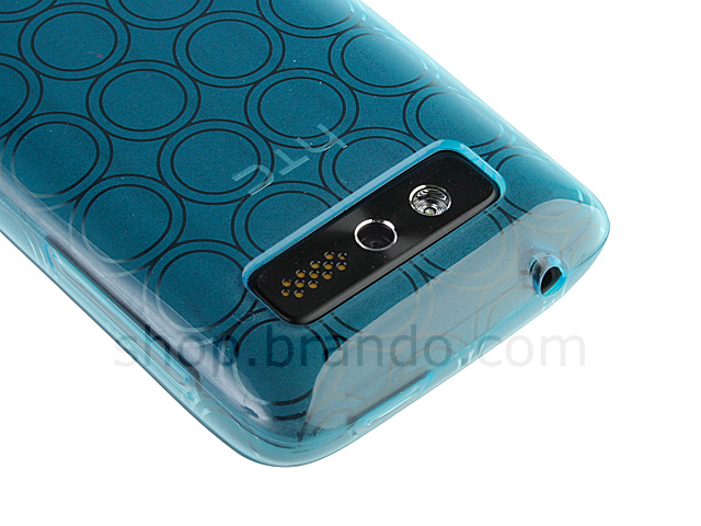 HTC 7 Trophy Circle Patterned Soft Plastic Case