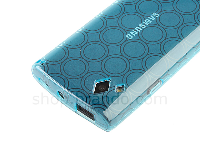 Samsung Wave II GT-S8530 Circle Patterned Soft Plastic Case