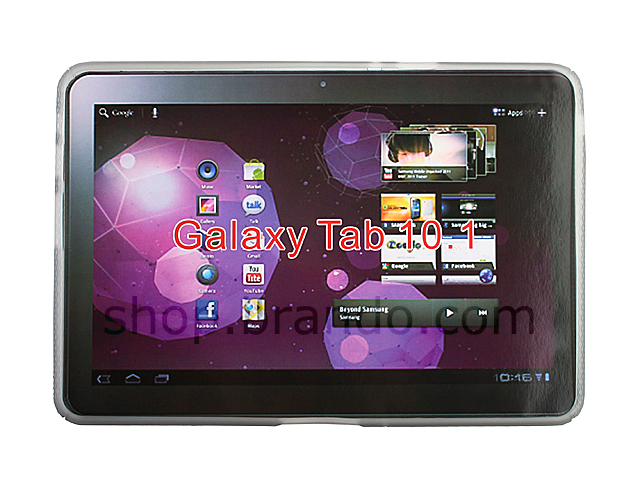 Samsung Galaxy Tab 10.1/3G Wave Plastic Back Case