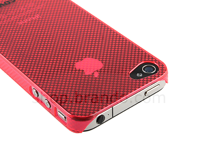 iPhone 4 Dots-Pattern Plastic Hard Case