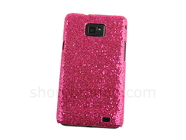 Samsung Galaxy S II Glitter Plactic Hard Case