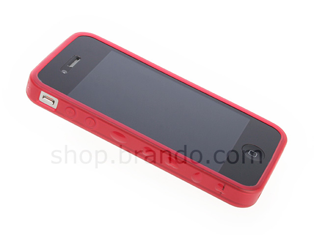 iPhone 4 Cratered Plastic Back Case