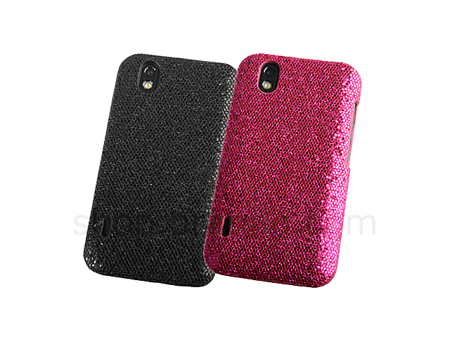 LG Optimus Black P970 Glitter Plactic Hard Case