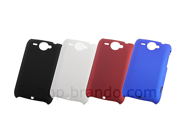 HTC Wildfire Metallic-Like Plastic Back Case