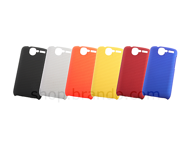 HTC Desire Metallic-Like Plastic Back Case
